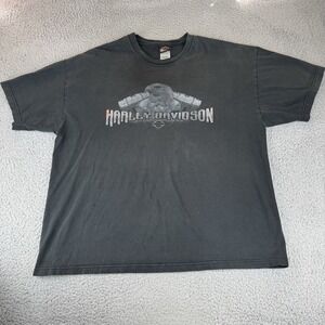 Vintage Harley Davidson Shirt Mens 2xl Eagle Twin Cam Stratman Eugene Doyles Y2k